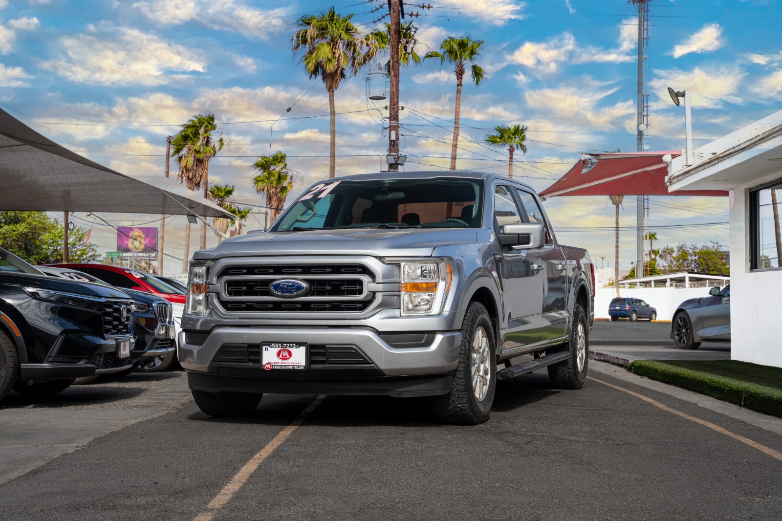 FORD F150 XL 4X2 CREW CAB 2021 PLATA