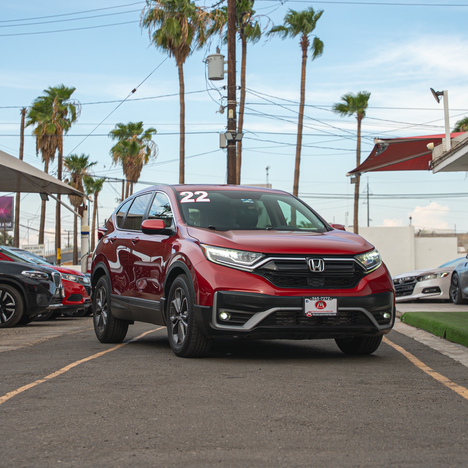 HONDA CRV TURBO PLUS 2022 ROJO