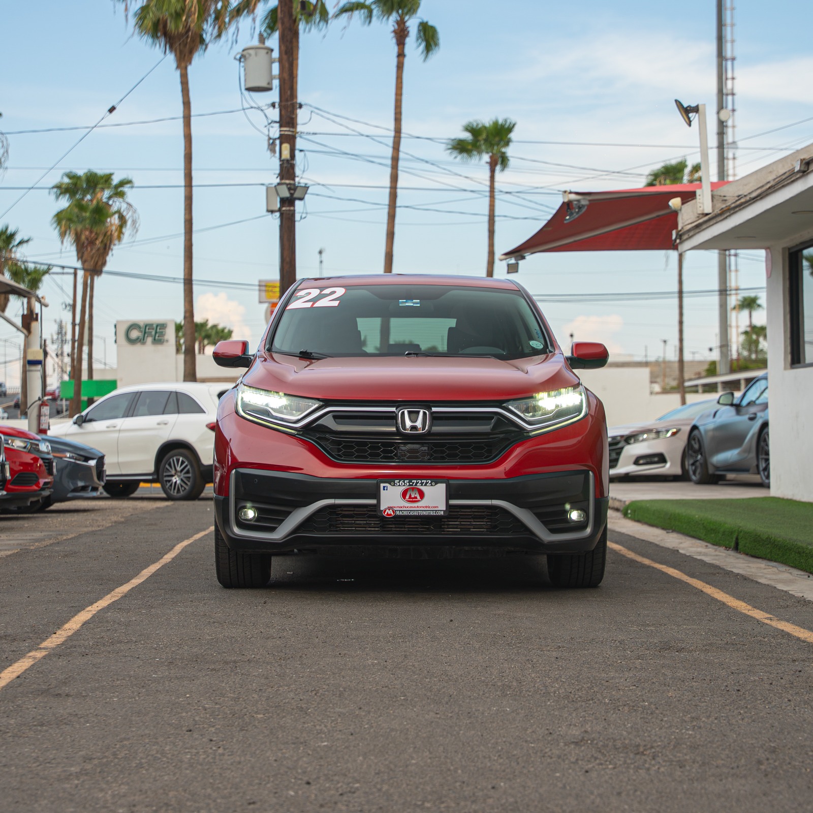 HONDA CRV TURBO PLUS 2022 ROJO