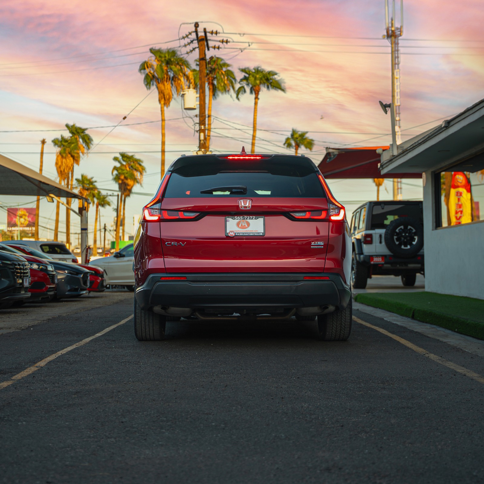 HONDA CRV TOURING 2024 ROJO